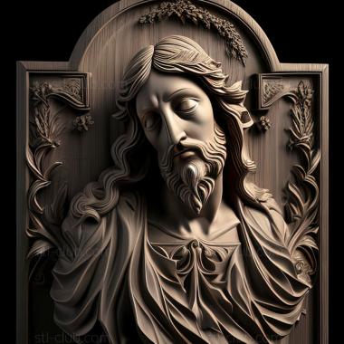 3D model st jesus (STL)